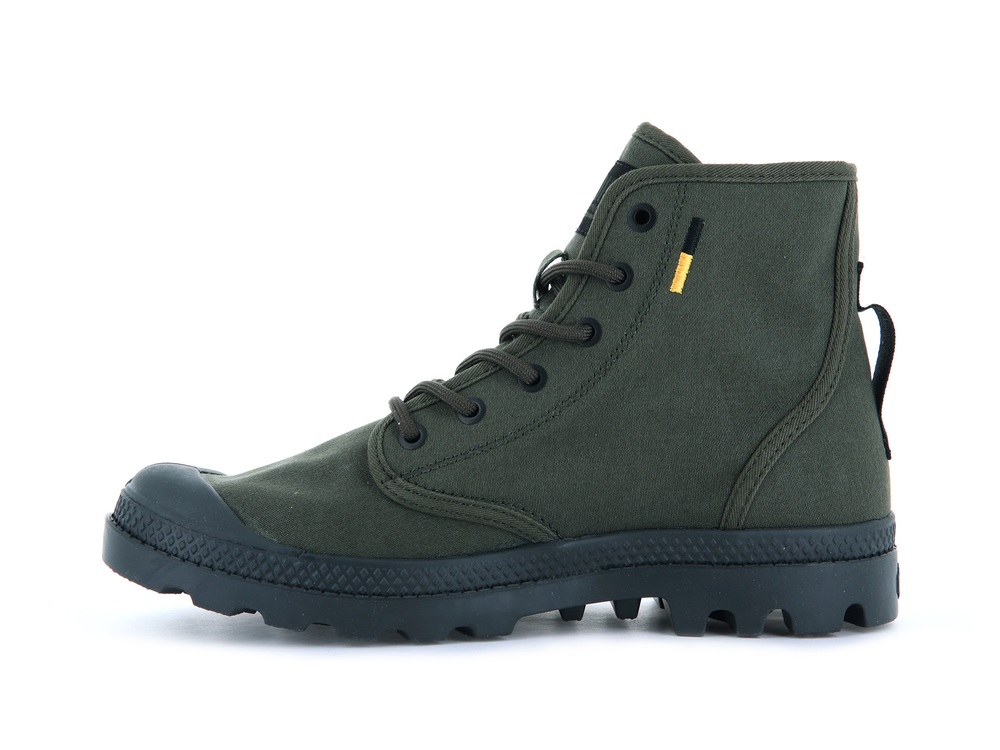 Botas Palladium PAMPA HI HTG SUPPLY Hombre Verde Oliva | Costa Rica-25906